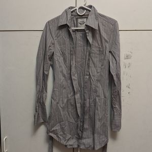 Esprit Long Sleeve Collar Shirt Dress